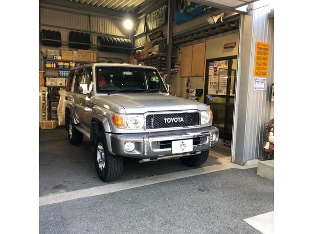 【トヨタランドクルーザー70】盗られたくないんです！ブレーキペダルロック取付！