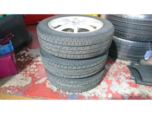 ミライース　DBA-LA300S　155/65R14　タイヤネット購入　持込タイヤ交換　タイヤ交換　車検整備　　輸入車修理・板金塗装・車検整備　伊丹市　尼崎市　宝塚市　川西市　西宮市　神戸市　豊中市　大阪　お客様歓迎　代車無料