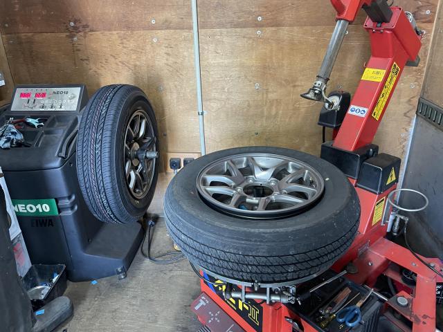 ジムニー　タイヤ交換　～　奈良　生駒　斑鳩　～