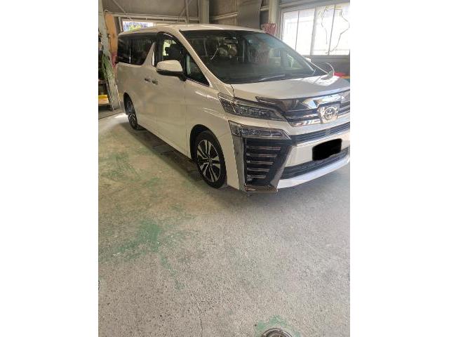 トヨタ　ヴェルファイア　エアロ　取付　大阪　和泉市　ボディーショップ下平