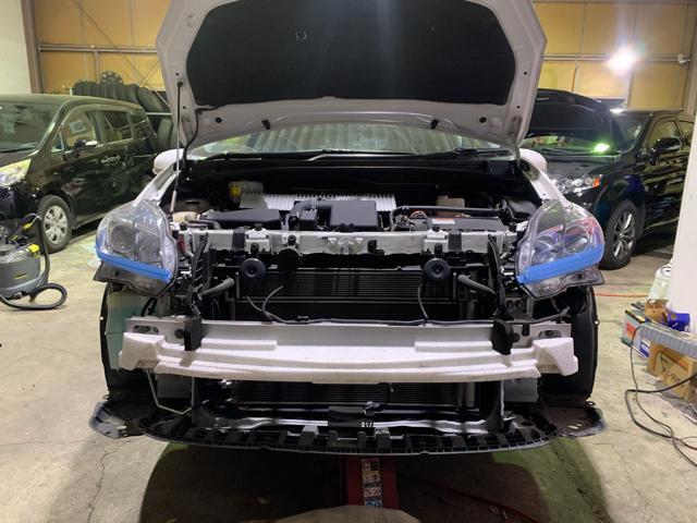 30プリウス バンパー交換