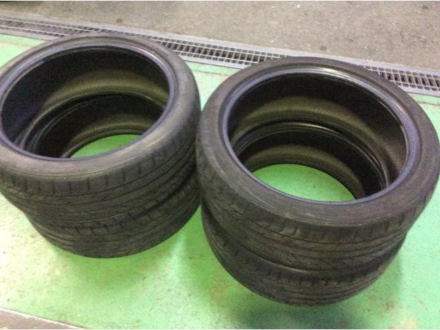 タイヤ持込交換作業です！