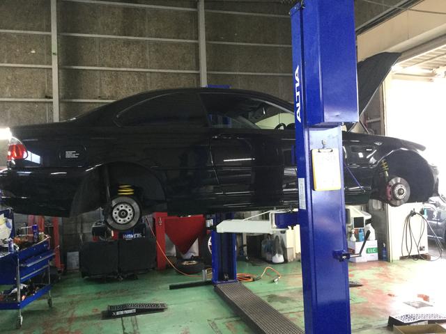 車検入庫のBMWです！