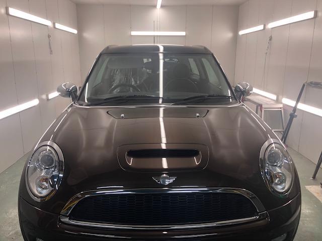 ミニヘッドライトリペア・ガラスコーティング施工