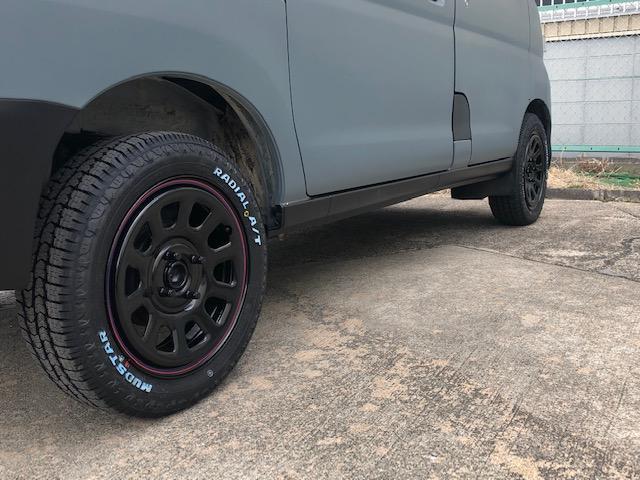 ラプターライナー施工　大阪　お好みカラー・塗り肌へ変更いたします