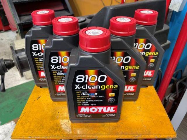 BMW エンジンオイル交換　MOTUL