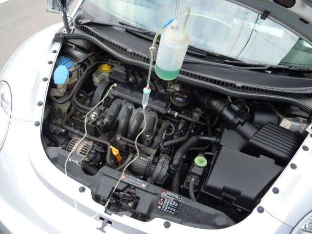 【点検】VW　ニュービートル納車整備　カーボンクリーニング／レックス　大阪市大正区