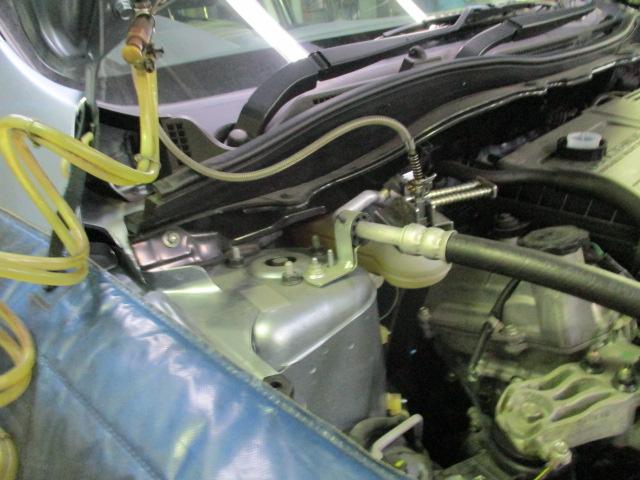 【車検】マツダ　デミオ　ブレーキフルード交換　大阪市大正区