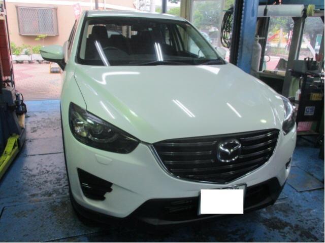 【エンジンオイル交換】マツダ ＣＸ－５ クリーンディーゼル エンジンオイル交換 大阪市大正区