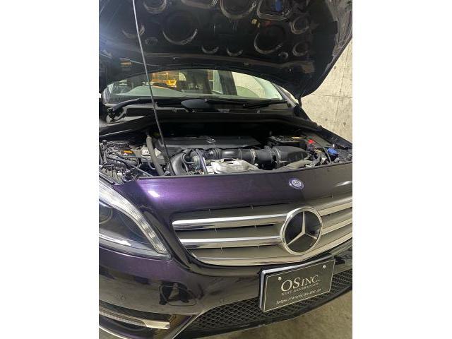 メルセデスベンツ　ベンツ　Bクラス　B180 納車前点検　オイル交換　バッテリー交換　ワイパー交換　消耗品交換　大阪府　大阪市　羽曳野市　藤井寺市　富田林市　八尾市　東大阪市　堺市