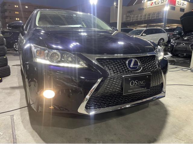 レクサス　CT  フロントバンパー　フロントグリル　後期仕様　大阪市　羽曳野市　藤井寺市　富田林市　八尾市　堺市