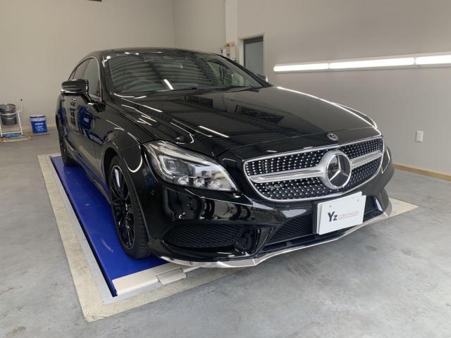 メルセデスベンツ W218 CLS 220d シューテングブレーク エンジンオイル交換 オイルフィルター交換　輸入車　外車　整備　修理　カスタム　無料代車　当日車検OK　岸和田　和泉　泉佐野　堺　貝塚　忠岡　高石　熊取