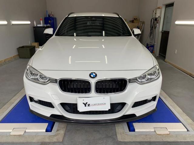 BMW 318i ツーリング F31 エンジンオイル交換 オイルエレメント交換 輸入車　外車　整備　修理　無料代車　当日車検OK　岸和田　和泉　泉佐野　堺　貝塚　忠岡　高石　熊取