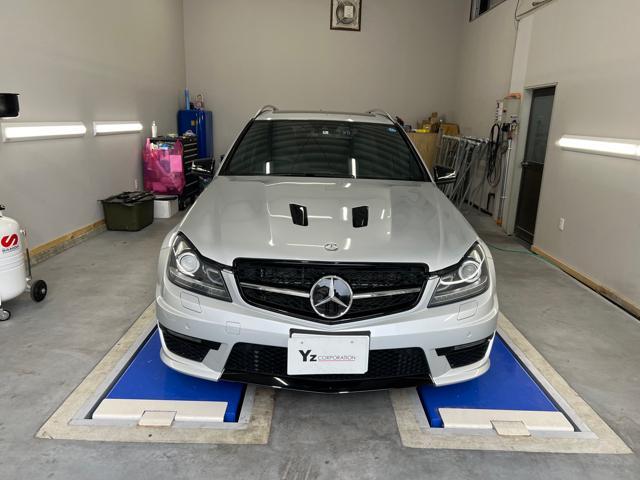 W204 C63 エディション507 オイル交換　C63オイル交換　輸入車　外車　整備　修理　無料代車　当日車検OK　岸和田　和泉　泉佐野　堺　貝塚　忠岡　高石　熊取
