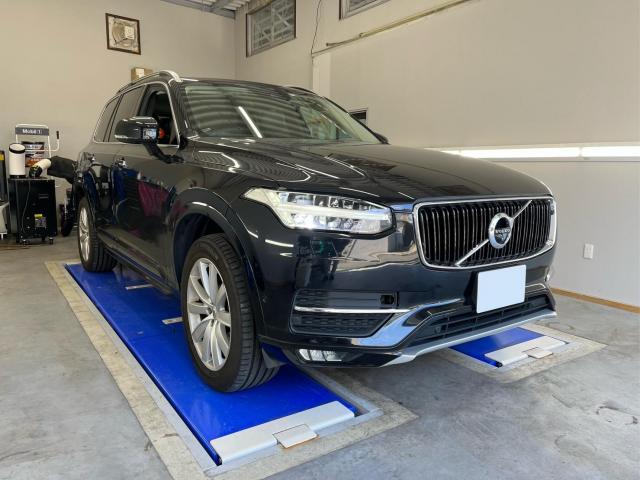 VOLVO　XC90　フロントドライブレコーダー取り付け　株式会社ワイズ 無料代車　当日車検OK　岸和田　和泉　泉佐野　堺　貝塚　忠岡　高石　熊取