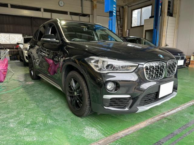 BMW　X1　F48　バッテリー交換　持ち込み　バッテリーマッチング　株式会社ワイズ 無料代車　当日車検OK　岸和田　和泉　泉佐野　堺　貝塚　忠岡　高石　熊取