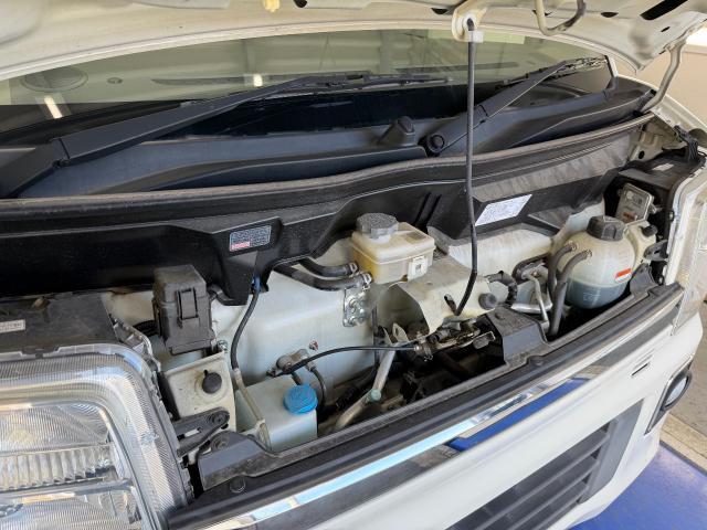 スズキ エブリイ 車検整備 エンジンオイル エアコンフィルター ロアアームブーツ タイロッドエンドブーツ 前後ワイパーゴム ブレーキフルード バッテリー交換 株式会社ワイズ 岸和田自動車整備工場 大阪 和泉 高石 貝塚  