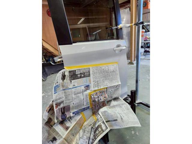 日産　ルークス　板金・外装補修　自損事故