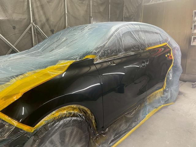 トヨタ　ハリアー　板金・外装補修　左側面　フェンダー　　ドア