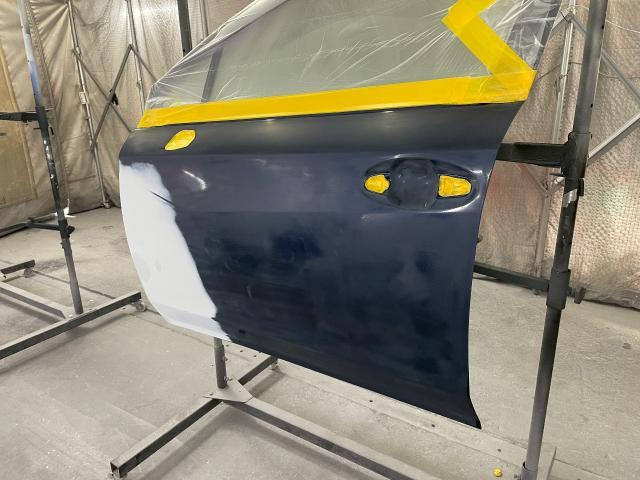 スバル　インプレッサ　鈑金塗装　左側面　ドア　フェンダー