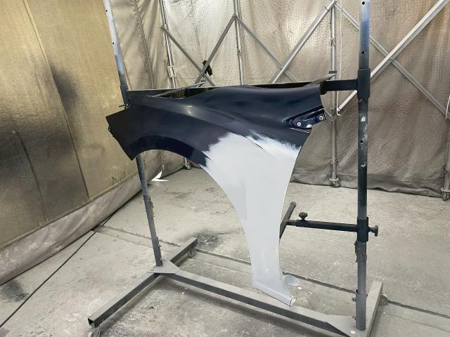 スバル　インプレッサ　鈑金塗装　左側面　ドア　フェンダー