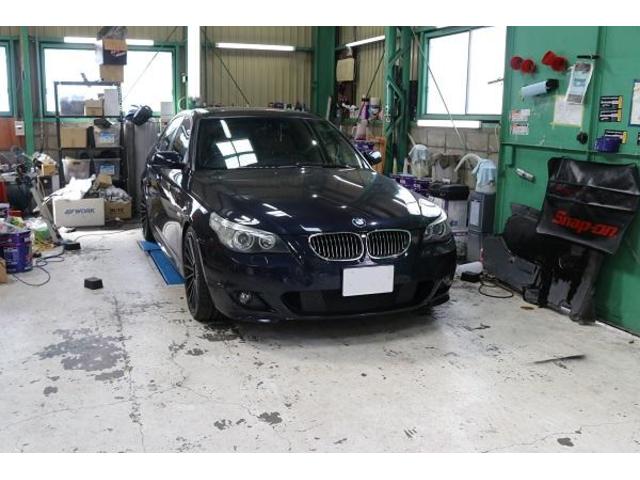 BMW E60 525i M sport エンジンオイル漏れ修理他