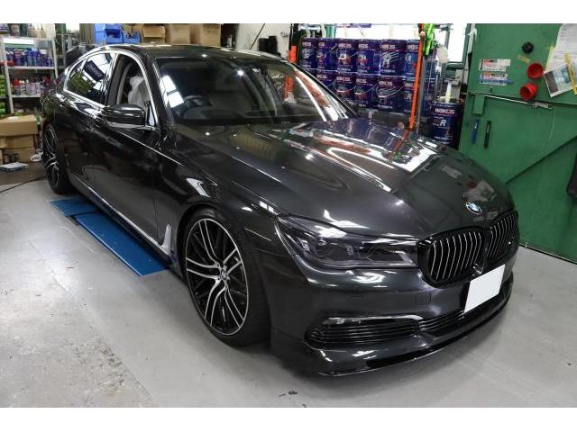 BMW G11 740i エンジンオイル交換 メンテナンス