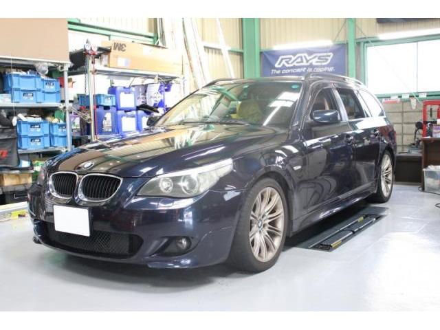 BMW E61 525i M sport エンジンオイル交換他 メンテナンス