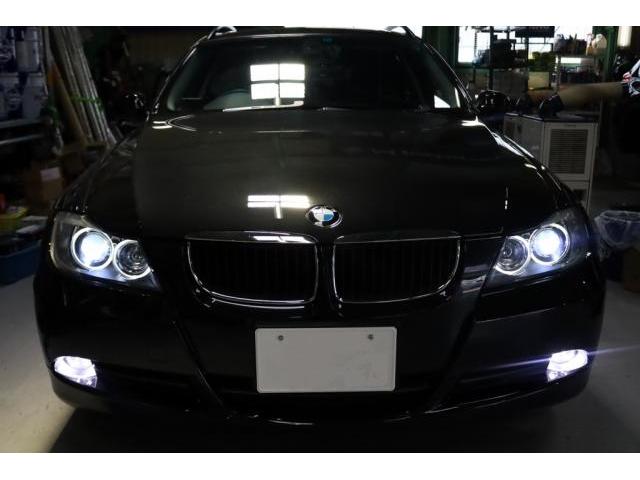 BMW E91 320i LEDバルブ交換 カスタム