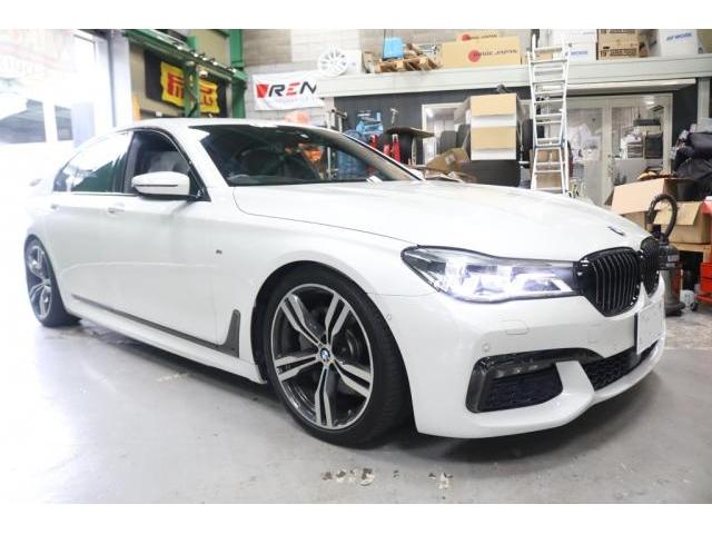 BMW G11 740i M sport エアサスローダウン カスタム
