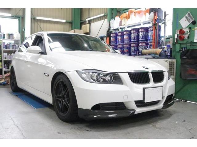 BMW E90 320i エンジンオイル交換 メンテナンス