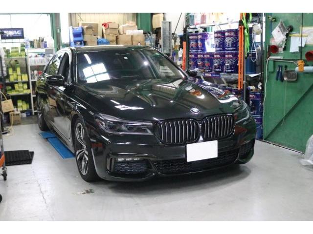 BMW G11 740i M sport エンジンオイル交換 メンテナンス