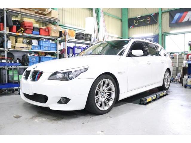 BMW E61 525i M sport エンジンオイル交換 メンテナンス