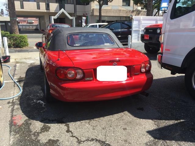 NB　ロードスター　ブレーキフルード　デフオイル交換　兵庫県　大阪府　伊丹市　尼崎市　西宮市　宝塚市　川西市　整備　修理　車検　板金　カスタム　持ち込み　取付 