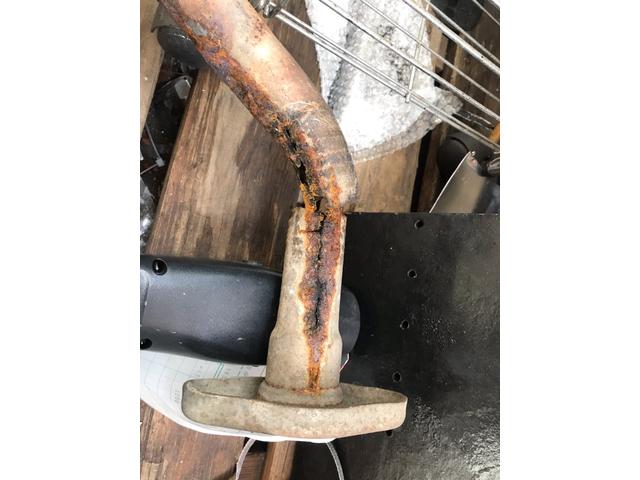 L350S　タント　チェックエンジン点灯　O2センサー・エンドマフラー交換　兵庫県　大阪府　伊丹市　尼崎市　西宮市　宝塚市　川西市　整備　修理　車検　板金　カスタム　持ち込み　取付