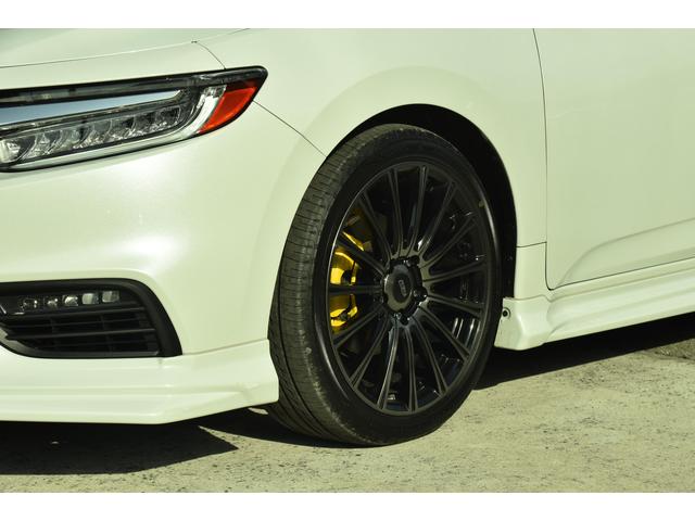 ホンダ　インサイトのブレーキキャリパー塗装　無限　ホイール　神崎郡