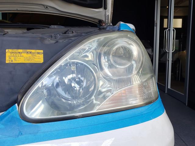 トリプルエス　京都　外車、輸入車修理　トヨタ　UCF30セルシオ後期　ヘッドライトレンズ研磨