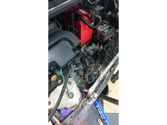 トリプルエス　京都　外車、輸入車修理　T様　L175ムーヴ　ラジエータ交換