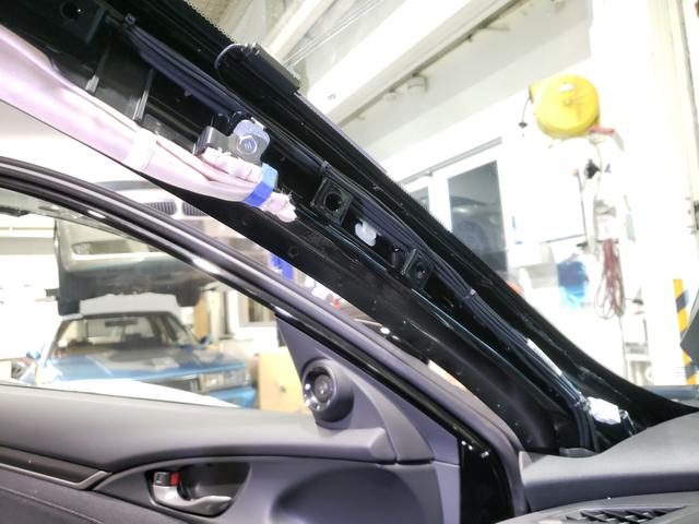 トリプルエス　京都　外車、輸入車修理　ＦＫ7　ホンダ　シビック　社外ナビスピーカー、ウーハー、ドライブレコーダー、ホーン取付