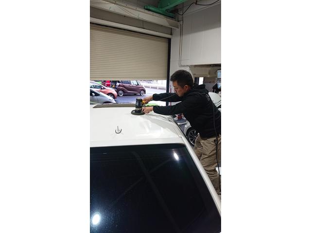 トリプルエス　京都　外車、輸入車修理　W221　S550Sクラス　ボディー磨き　コーティング