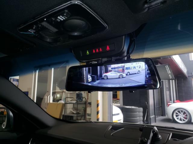 トリプルエス　京都　外車、輸入車修理　　アルファロメオ　デジタルインナーミラー型ドライブレコーダー取付