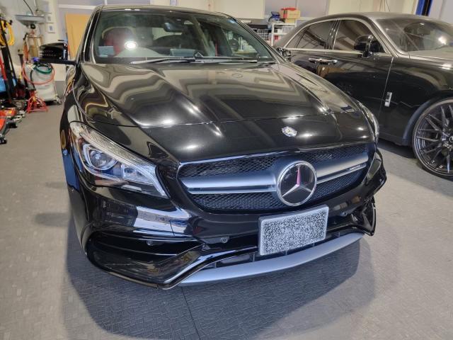 トリプルエス　京都　外車　輸入車整備　大阪府　Y様　メルセデス　ベンツ　CLA45 グリル　交換