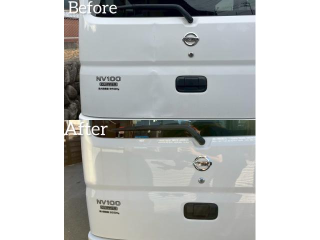 日産　クリッパー　キズ・へこみ直し　事故　交換　鈑金塗装　点検　車検　整備　河内長野　狭山　富田林　南大阪　自社整備工場 Nプロジェクト