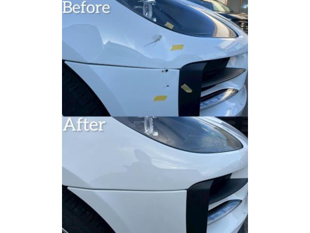 ポルシェ　マカン　キズ・へこみ直し　事故　交換　修理　鈑金塗装　整備　点検　車検　河内長野　狭山　富田林　南大阪　自社整備工場　Nプロジェクト