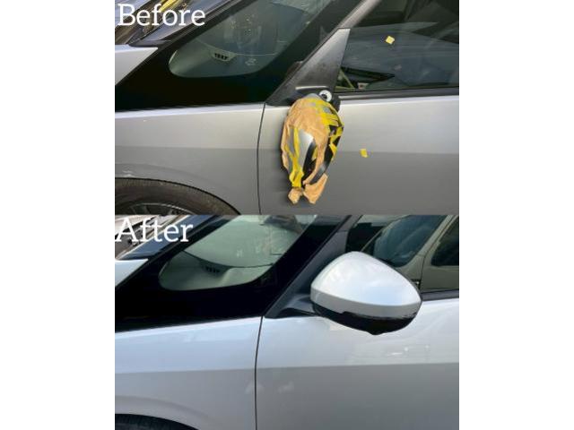 日産　セレナ　キズ・へこみ直し　フロントバンパー　フェンダー　事故　交換　修理　鈑金塗装　保険　整備　点検　車検　河内長野　狭山　富田林　南大阪　自社整備工場　Nプロジェクト