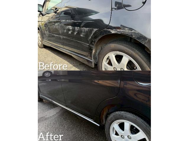 ダイハツ　ムーヴ　キズ・へこみ直し　事故　交換　修理　鈑金塗装　整備　点検　車検　河内長野　狭山　富田林　南大阪　自社整備工場　Nプロジェクト