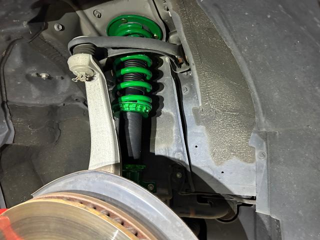 トヨタ マークX DBA-GRX130 TEINフルタップ 車高調 取付 奈良 トヨタ マークX DBA-GRX130 TEINフルタップ 車高調 取付 奈良