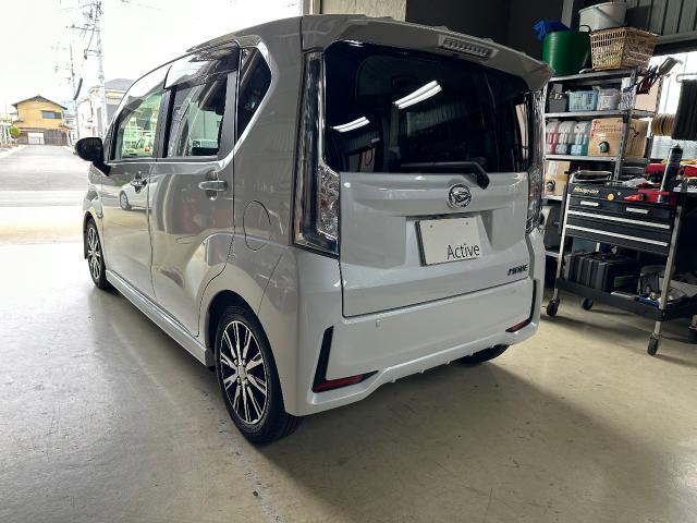 ダイハツ　ムーヴカスタム　5BA-LA150S　ローダウン　ダウンサス取付　奈良　大和高田市　橿原市　葛城市　御所市　香芝市　桜井市　広陵町　田原本町　大阪　京都　和歌山　三重　