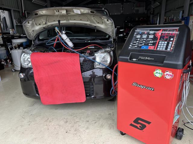 ニッサン　モコ　エアコンメンテナンス　奈良　大和高田市　橿原市　葛城市　御所市　香芝市　桜井市　広陵町　田原本町　大阪　京都　和歌山　三重