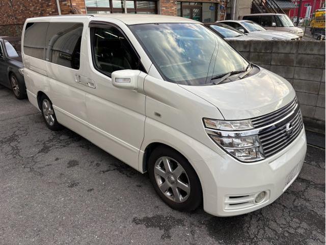 日産　エルグランド　フォグランプ交換　ガソリン車用(オイル交換)　ハブベアリング交換